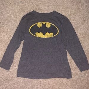 Old Navy • Gray Batman Long Sleeve Shirt